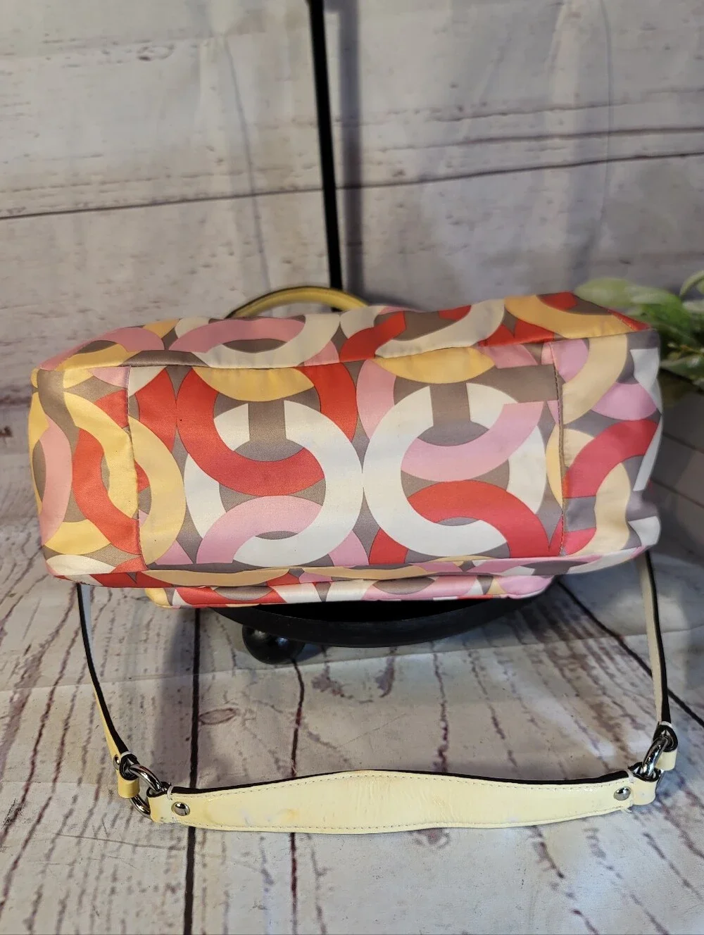 Coach Ashley Optic Art Print Satchel / Crossbody (Style No. F22744)